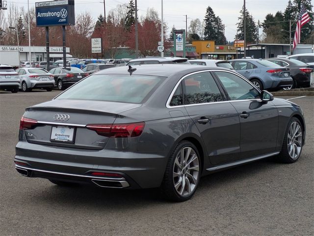 2022 Audi A4 S Line Premium Plus