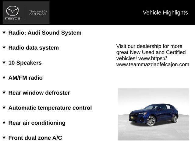 2022 Audi Q3 S Line Premium