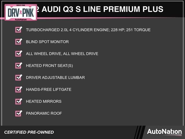 2022 Audi Q3 S Line Premium Plus