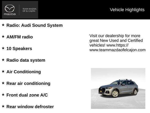 2022 Audi Q5 S Line Premium