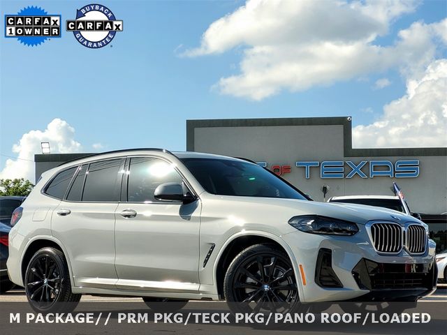 2022 BMW X3 sDrive30i