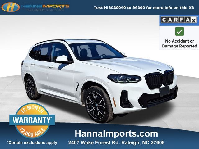 2022 BMW X3 xDrive30i