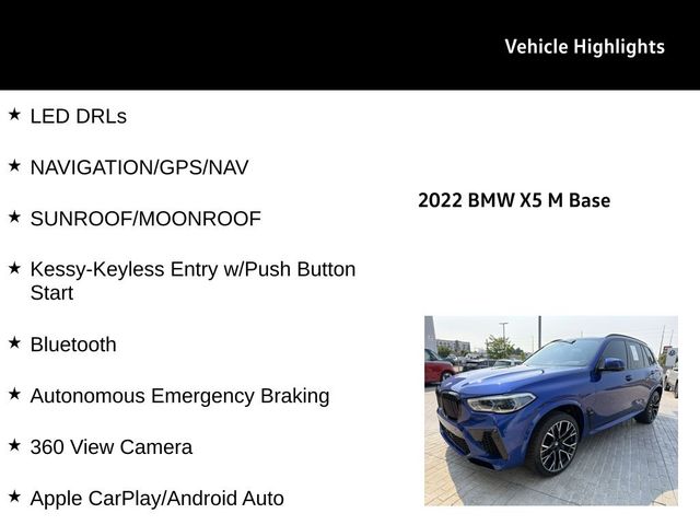 2022 BMW X5 M Base