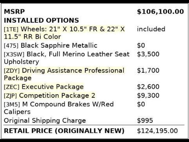 2022 BMW X5 M Base