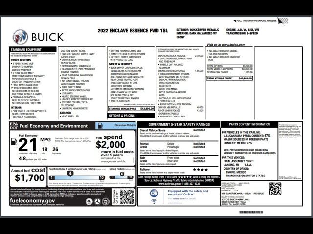 2022 Buick Enclave Essence