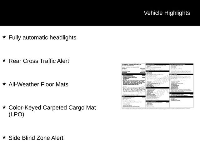 2022 Buick Encore Preferred