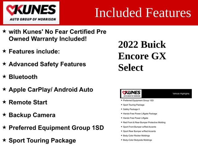 2022 Buick Encore GX Select