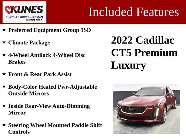 2022 Cadillac CT5 Premium Luxury