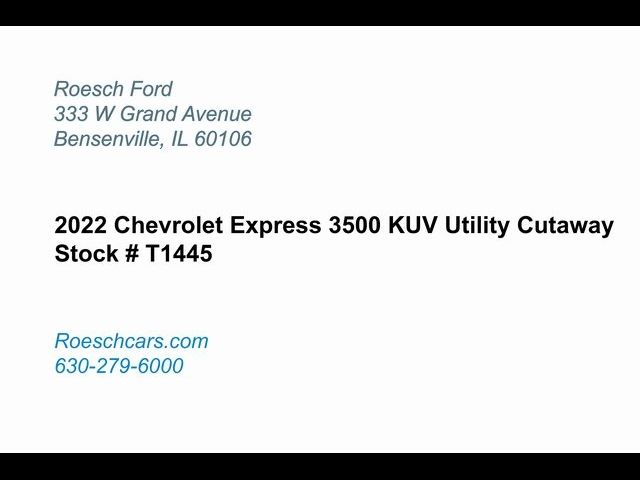 2022 Chevrolet Express Base