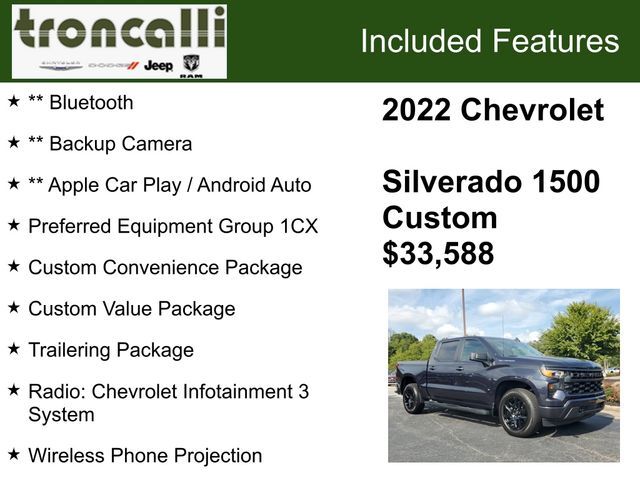 2022 Chevrolet Silverado 1500 Custom