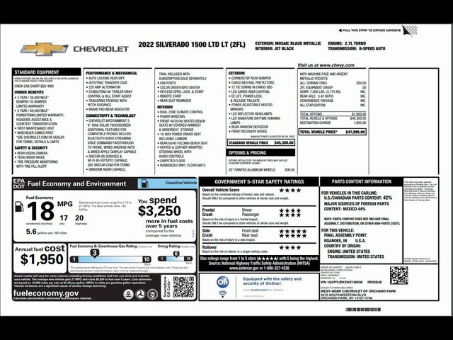 2022 Chevrolet Silverado 1500 LTD LT