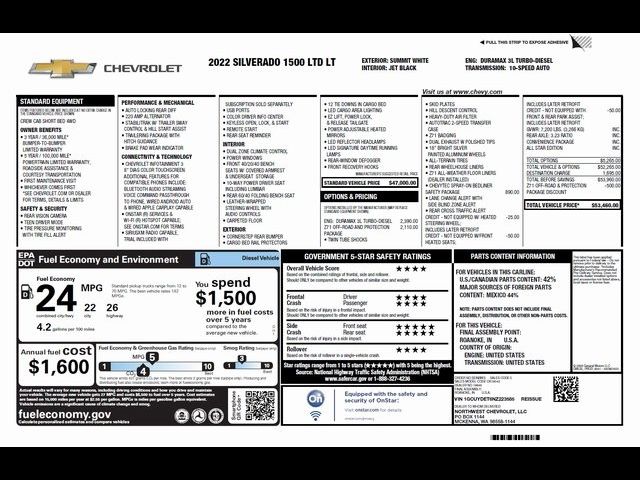 2022 Chevrolet Silverado 1500 LTD LT