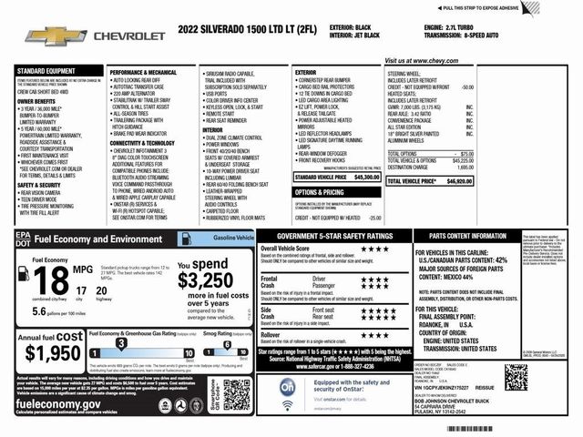 2022 Chevrolet Silverado 1500 LTD LT