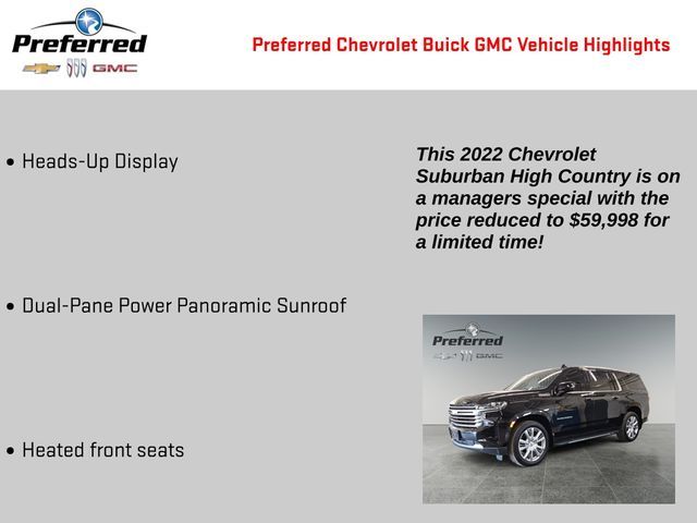 2022 Chevrolet Suburban High Country