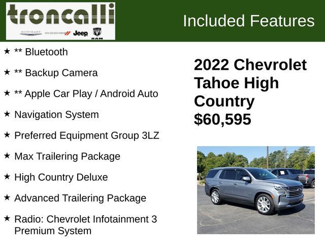 2022 Chevrolet Tahoe High Country