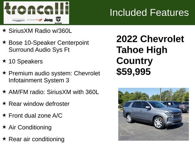 2022 Chevrolet Tahoe High Country