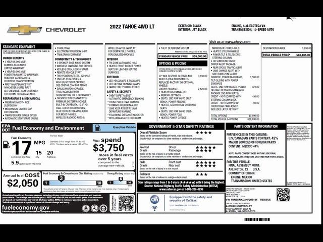 2022 Chevrolet Tahoe LT
