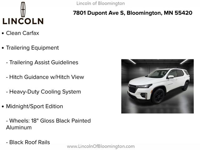 2022 Chevrolet Traverse LT Leather