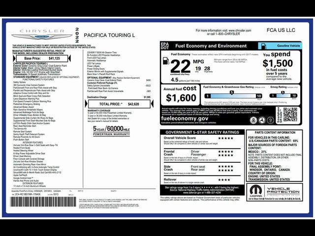 2022 Chrysler Pacifica Touring-L