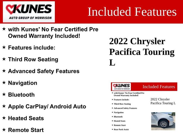 2022 Chrysler Pacifica Touring-L