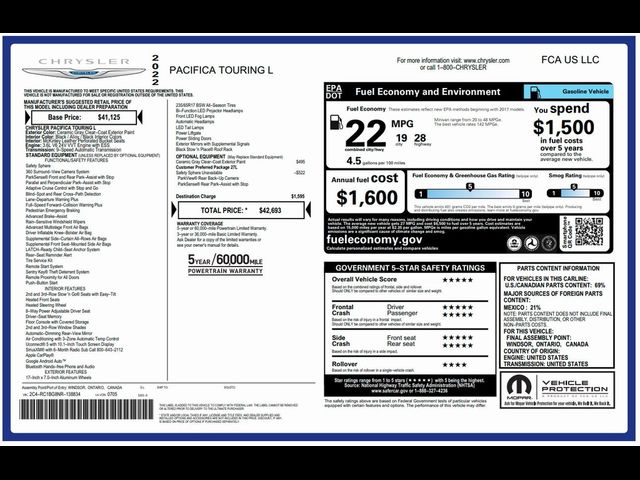 2022 Chrysler Pacifica Touring-L