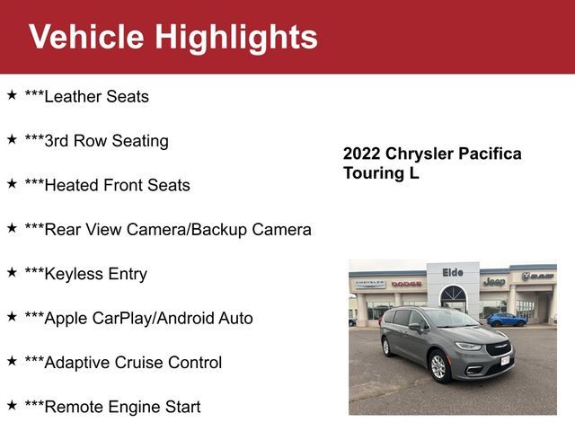 2022 Chrysler Pacifica Touring-L