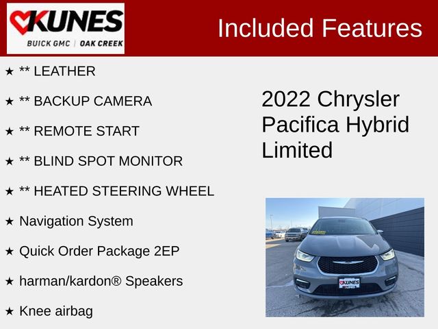 2022 Chrysler Pacifica Hybrid Limited