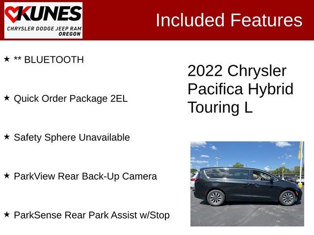 2022 Chrysler Pacifica Hybrid Touring L