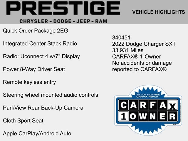 2022 Dodge Charger SXT