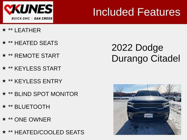 2022 Dodge Durango Citadel