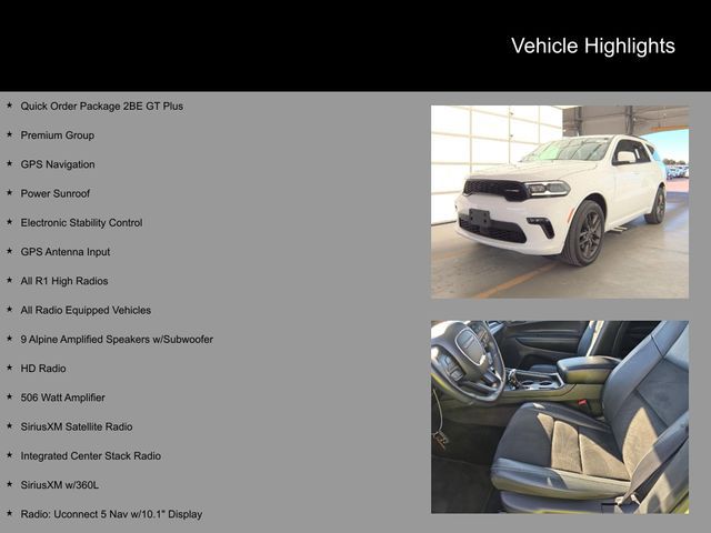 2022 Dodge Durango GT Plus