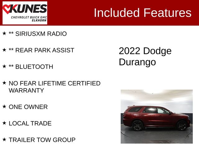 2022 Dodge Durango R/T Plus