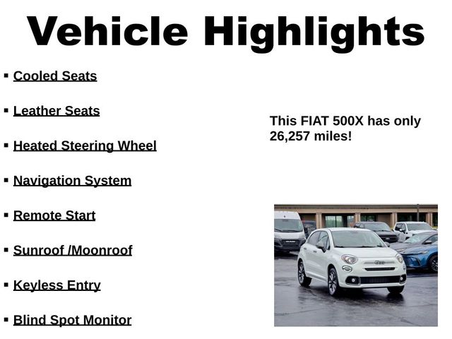 2022 FIAT 500X Pop