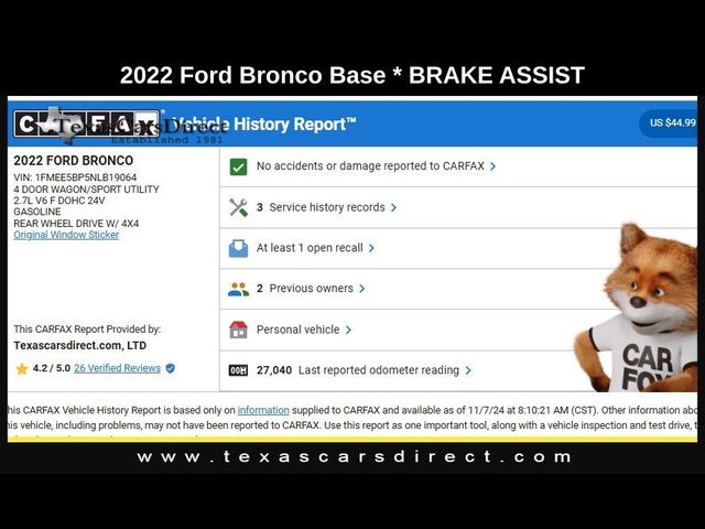 2022 Ford Bronco Big Bend