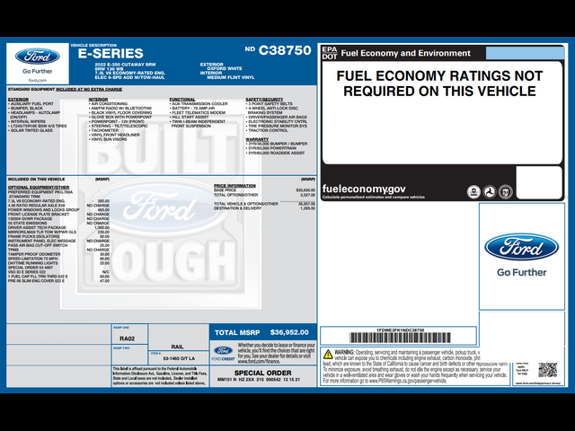 2022 Ford E-Series Base