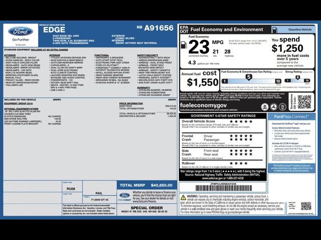 2022 Ford Edge SEL