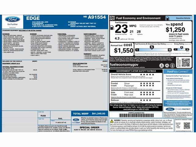 2022 Ford Edge SEL