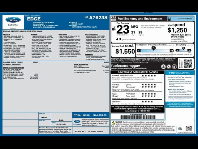 2022 Ford Edge Titanium