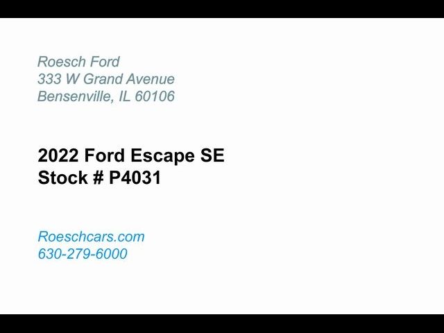 2022 Ford Escape SE