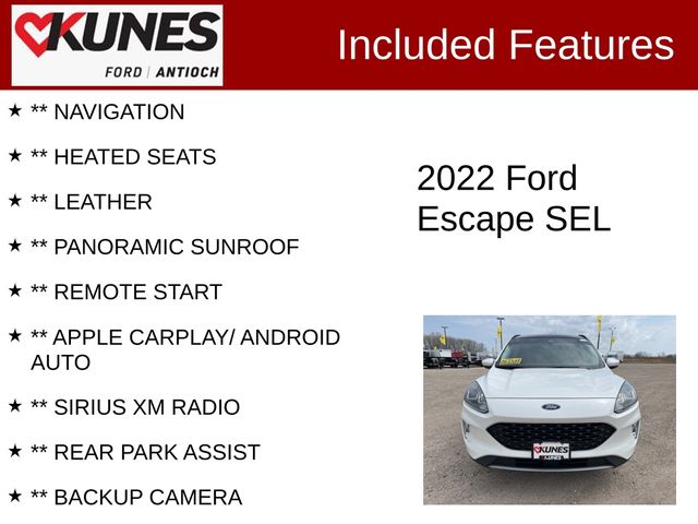 2022 Ford Escape SEL