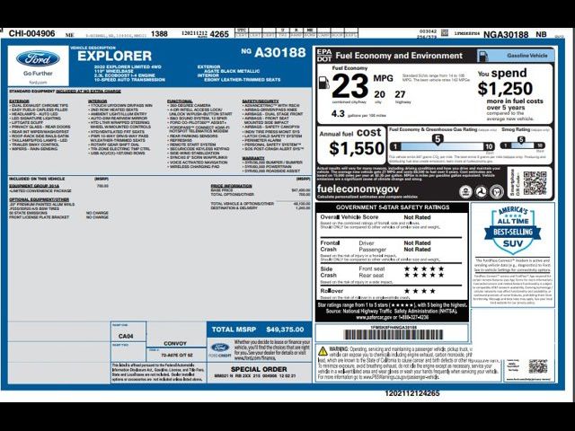 2022 Ford Explorer Limited