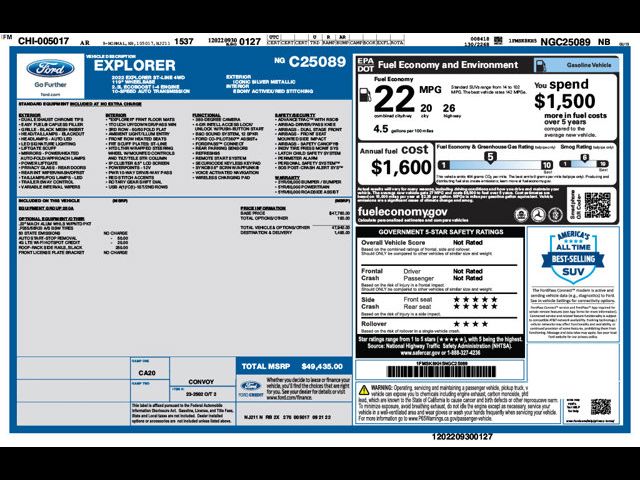 2022 Ford Explorer ST