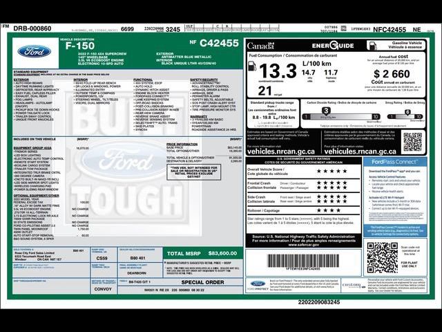 2022 Ford F-150 Tremor