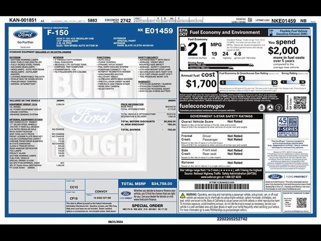 2022 Ford F-150 XL