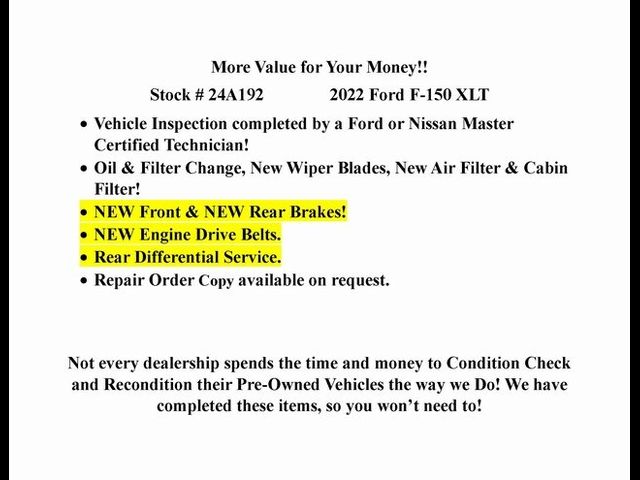 2022 Ford F-150 XLT