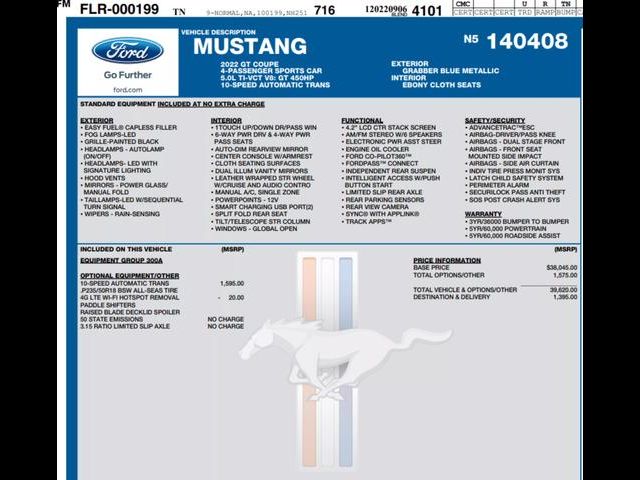 2022 Ford Mustang GT