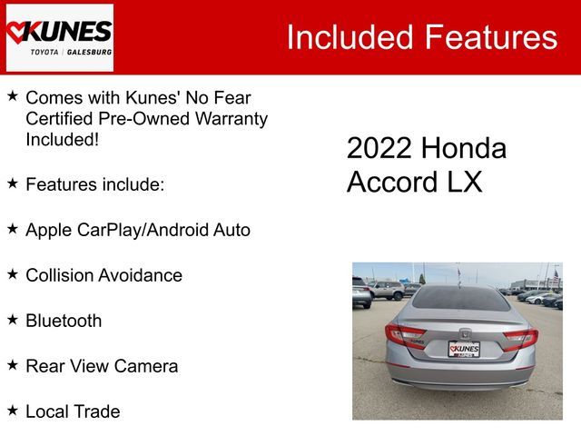 2022 Honda Accord LX