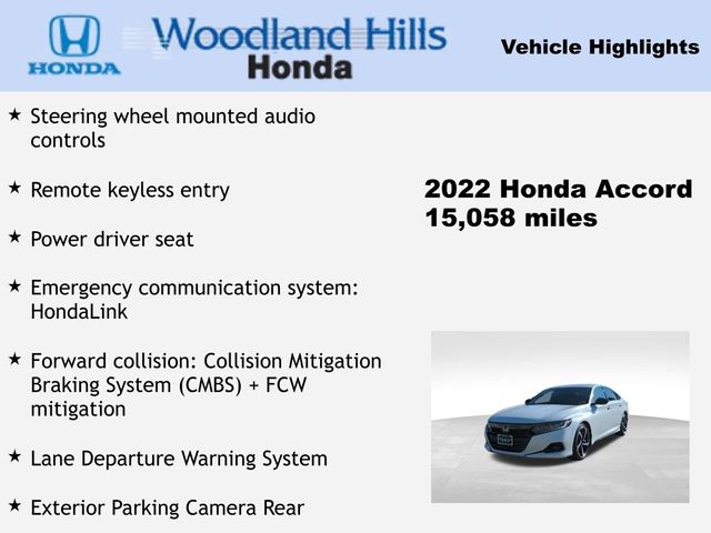 2022 Honda Accord Sport SE