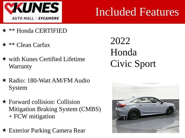 2022 Honda Civic Sport