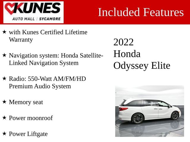 2022 Honda Odyssey Elite